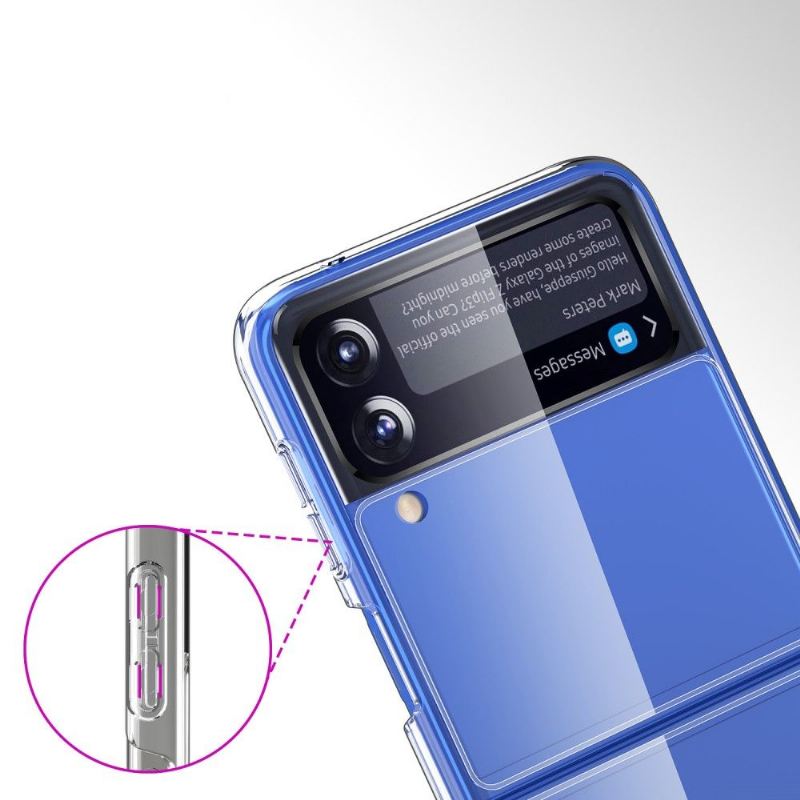 Handyhülle Für Samsung Galaxy Z Flip 3 5G Flip Case Durchsichtig