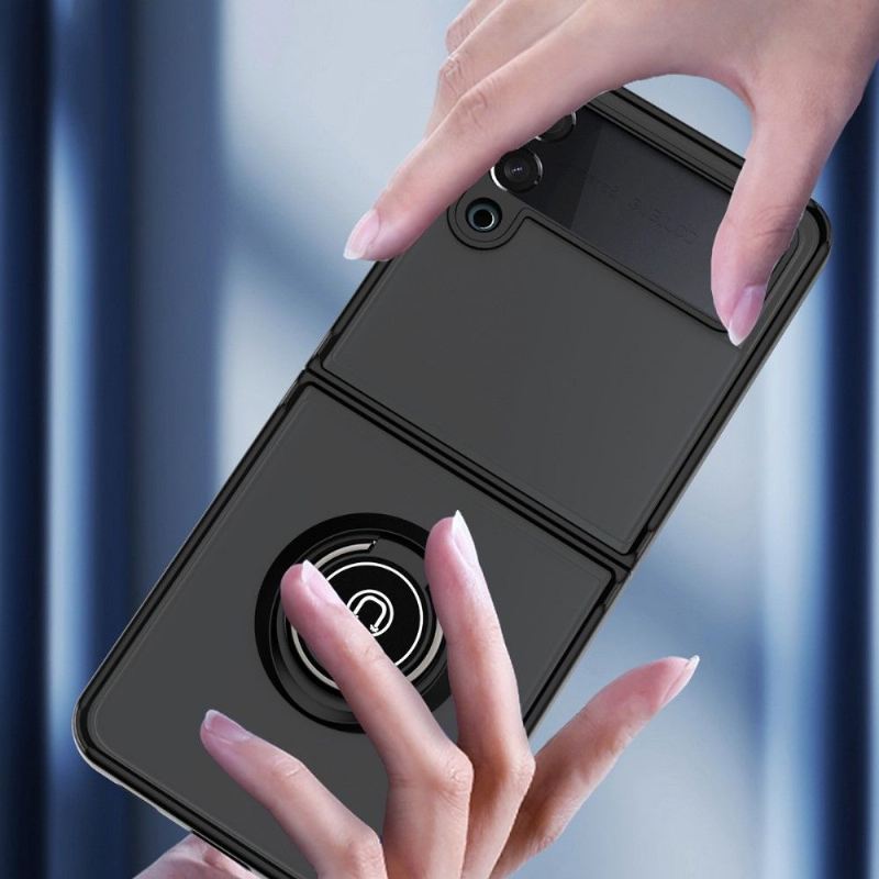 Handyhülle Für Samsung Galaxy Z Flip 3 5G Flip Case Ring Mit Farbigen Knöpfen