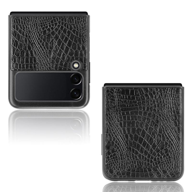 Handyhülle Für Samsung Galaxy Z Flip 3 5G Schutzhülle Croc Skin-effekt