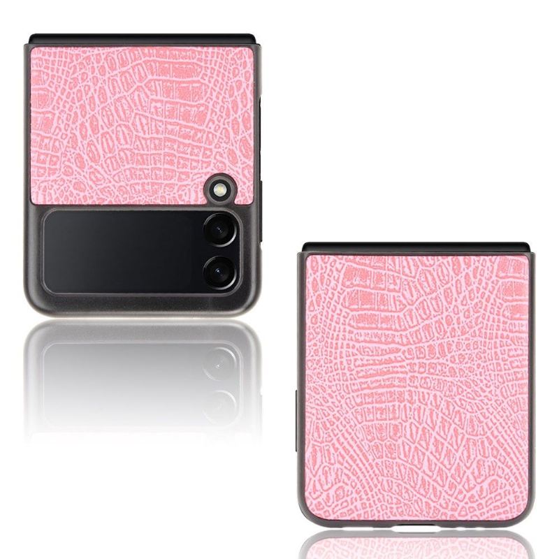 Handyhülle Für Samsung Galaxy Z Flip 3 5G Schutzhülle Croc Skin-effekt