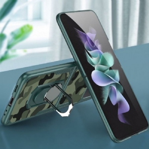 Hülle Für Samsung Galaxy Z Flip 3 5G Camouflage-ring