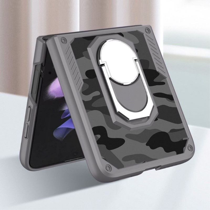 Hülle Für Samsung Galaxy Z Flip 3 5G Camouflage-ring