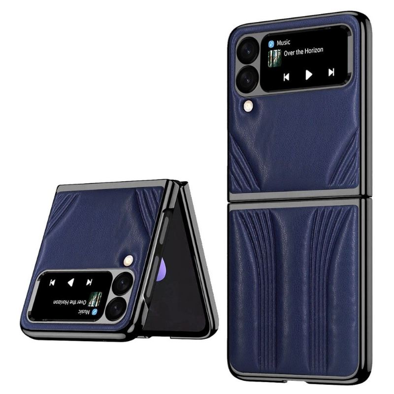 Hülle Für Samsung Galaxy Z Flip 3 5G Flip Case Deluxe Vintage-ledereffekt