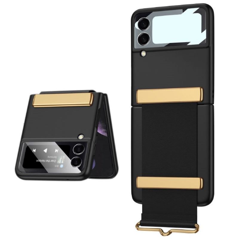 Hülle Für Samsung Galaxy Z Flip 3 5G Flip Case Geschäft Mit Riemen