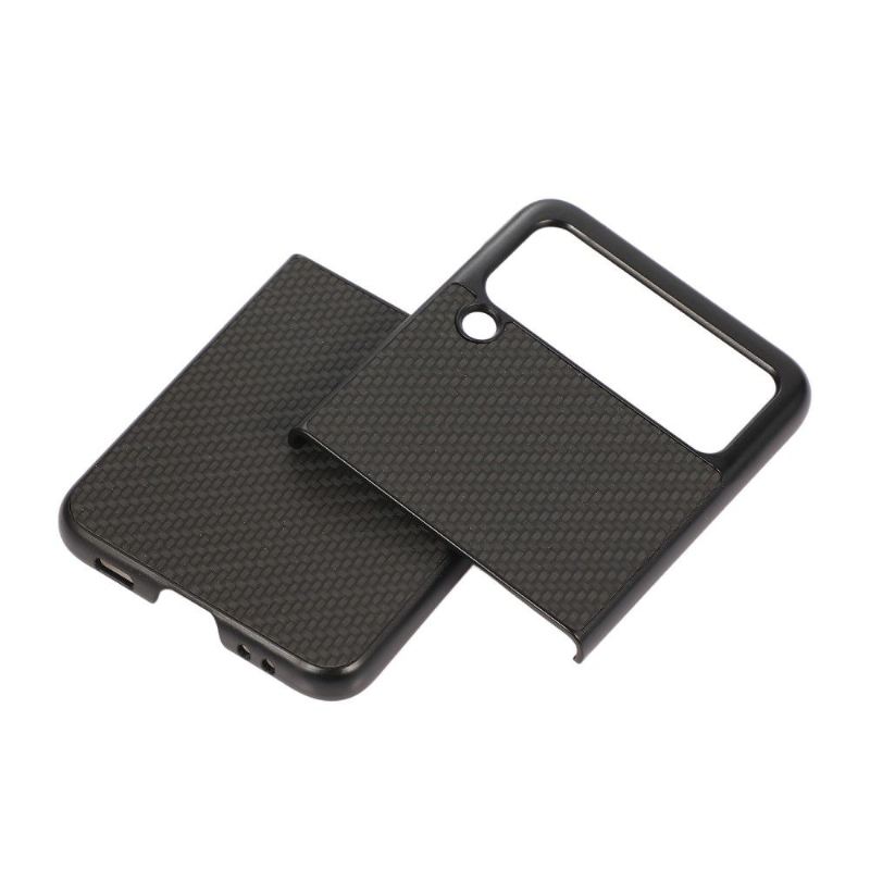 Hülle Für Samsung Galaxy Z Flip 3 5G Flip Case Kohlefaser-stil