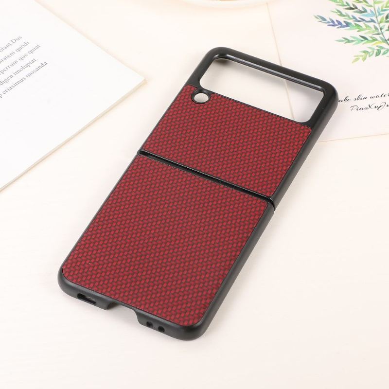 Hülle Für Samsung Galaxy Z Flip 3 5G Flip Case Kohlefaser-stil