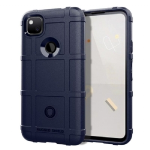 Handyhülle Für Google Pixel 4a Rugged Shield Shockproof – Marineblau