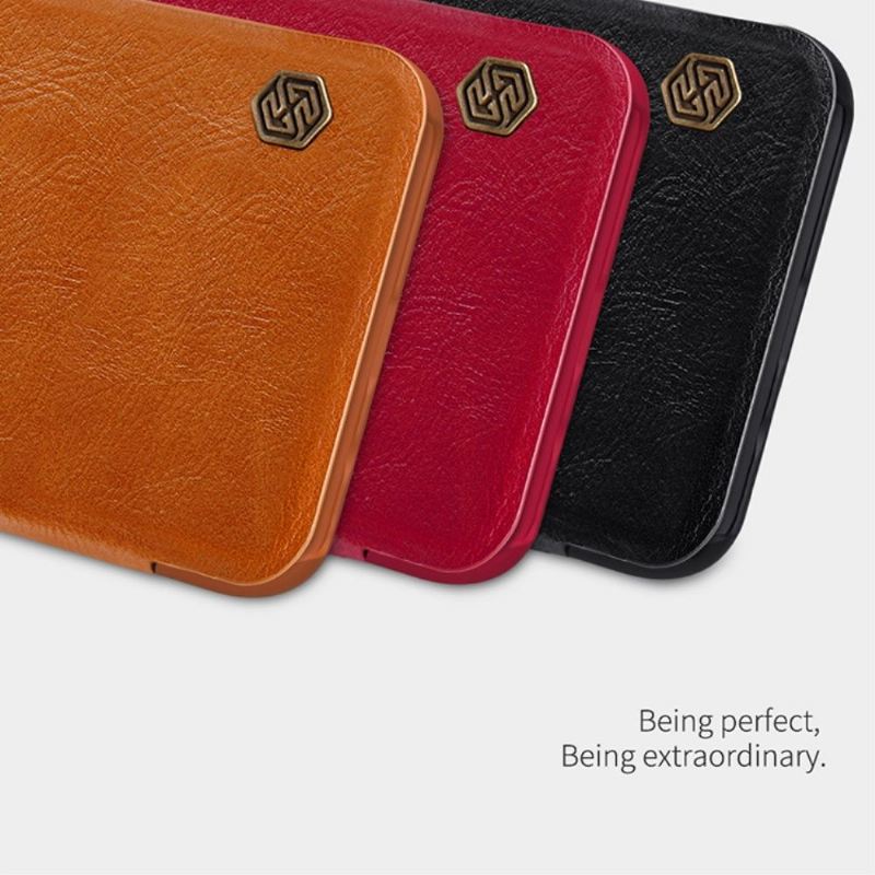 Flip Case Für Xiaomi Mi 10T Lite Ledereffekt Der Qin-serie