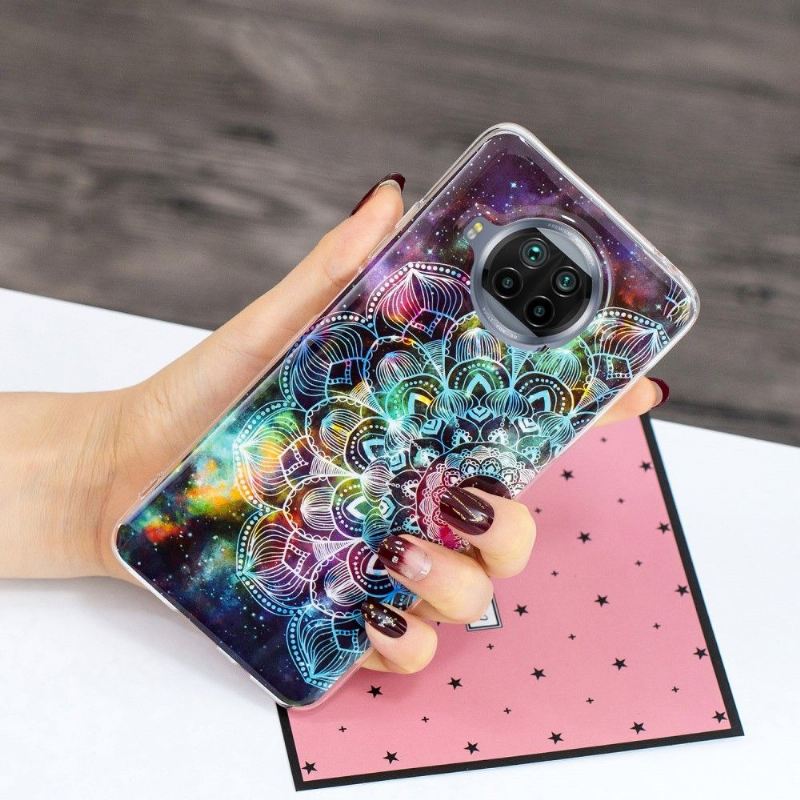 Handyhülle Für Xiaomi Mi 10T Lite Leuchtendes Buntes Mandala