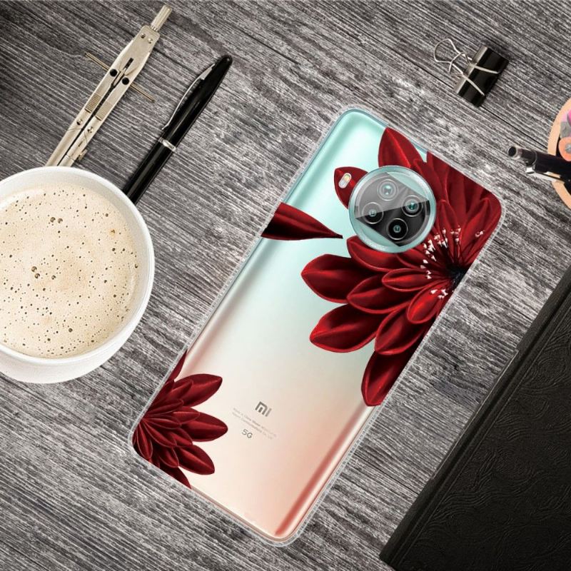 Hülle Für Xiaomi Mi 10T Lite Anti-Sturz Rote Blume