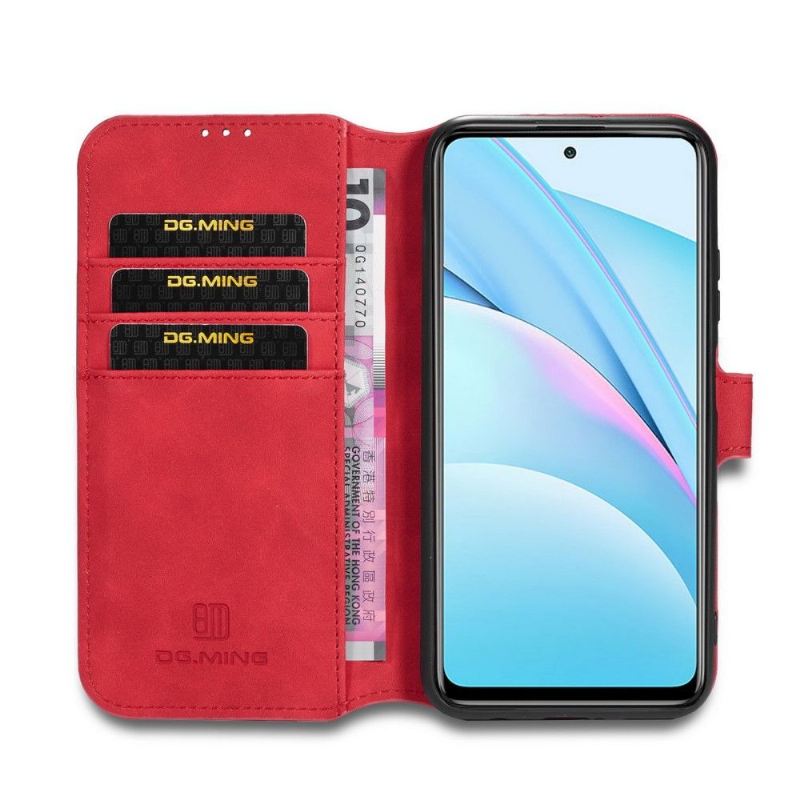 Lederhüllen Für Xiaomi Mi 10T Lite Anti-Sturz Dg Ming Retro-stil