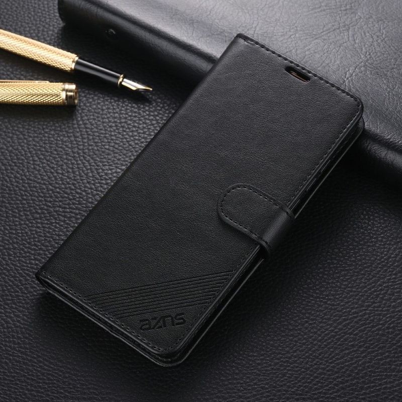 Flip Case Für Xiaomi Mi 10 / 10 Pro Azns Retro-ledereffekt