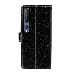 Flip Case Für Xiaomi Mi 10 / 10 Pro Kunstleder Pailletten