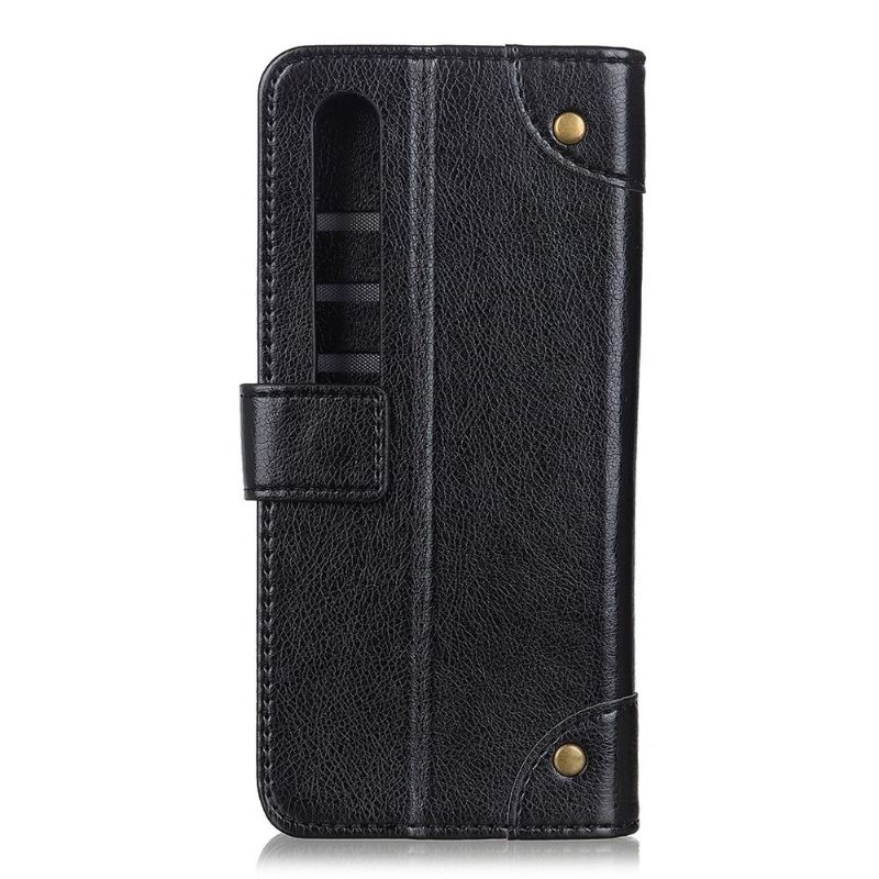 Flip Case Für Xiaomi Mi 10 / 10 Pro Simon Kartenetui Aus Kunstleder