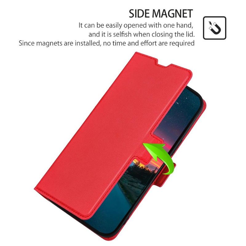 Flip Case Für Honor Magic 4 Lite Minimalistisches Business Aus Kunstleder