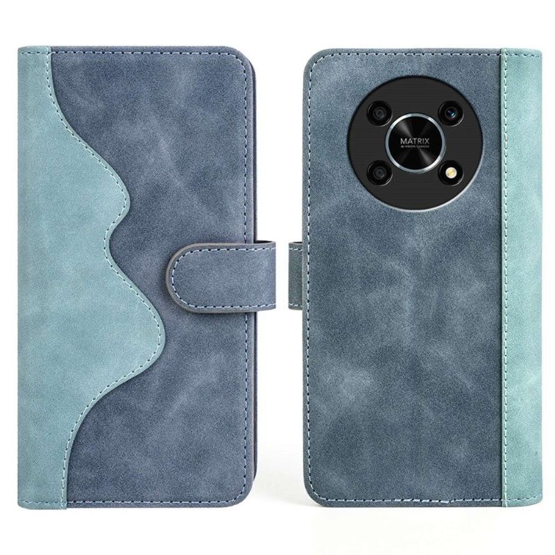 Flip Case Für Honor Magic 4 Lite Flip Case Zweifarbiger Folio-ständer