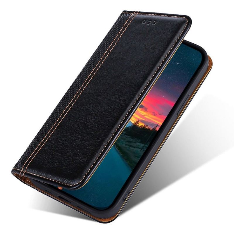 Lederhüllen Für Honor Magic 4 Lite Flip Case Flip-folio-nähte