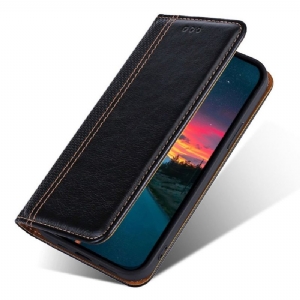 Lederhüllen Für Honor Magic 4 Lite Flip Case Flip-folio-nähte