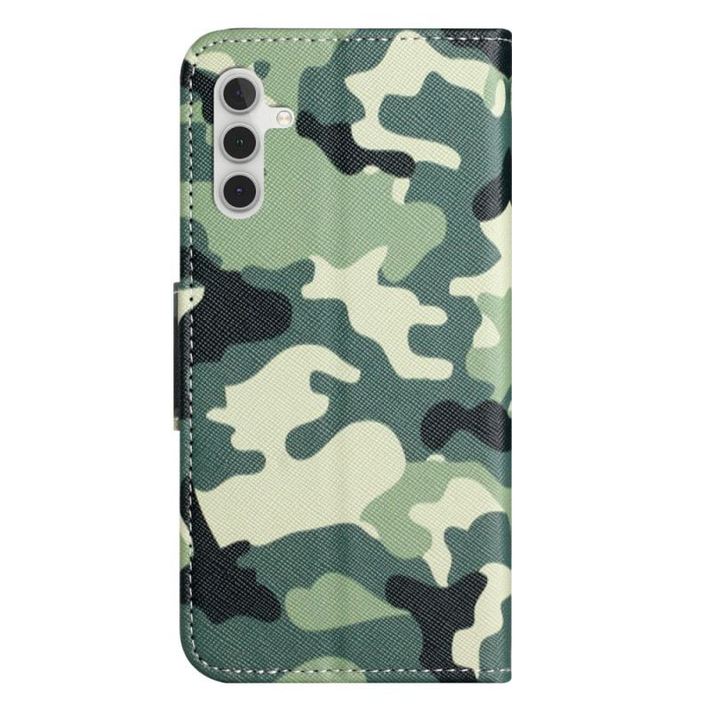 Lederhüllen Samsung Galaxy S24 5g Militärtarnung Mit Riemen