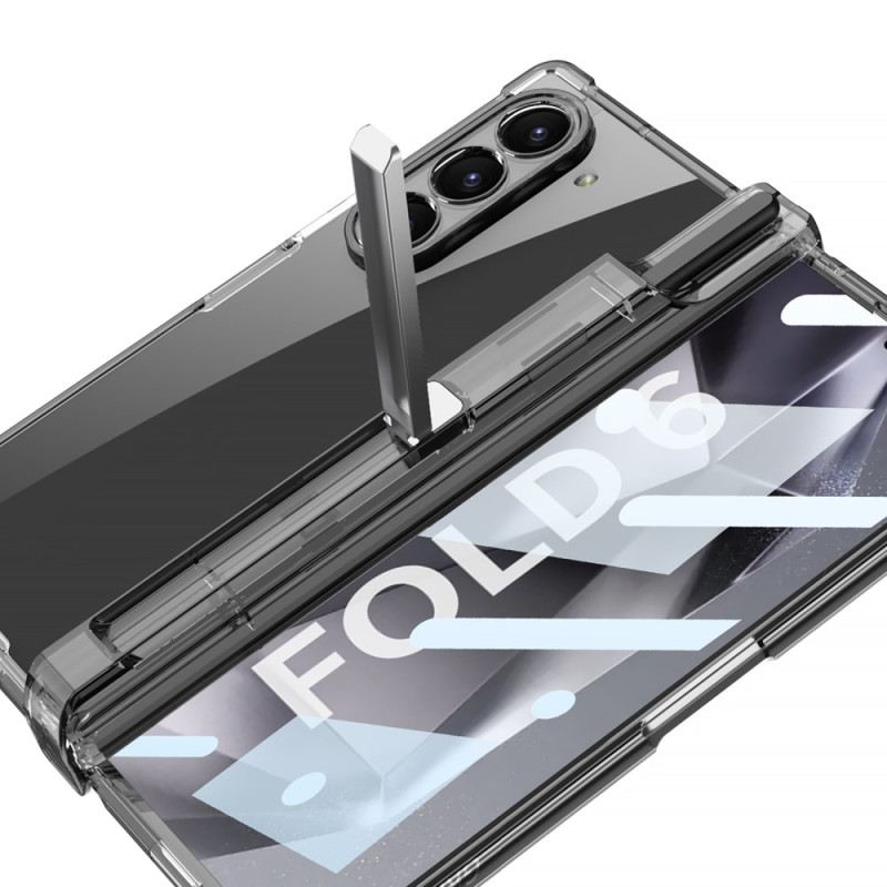 Hülle Samsung Galaxy Z Fold 6 Handyhülle Transparenter Stifthalter Und Halterung Gkk