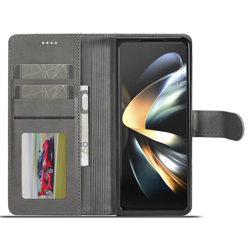 Lederhüllen Samsung Galaxy Z Fold 6 Kunstleder Lc.imeeke