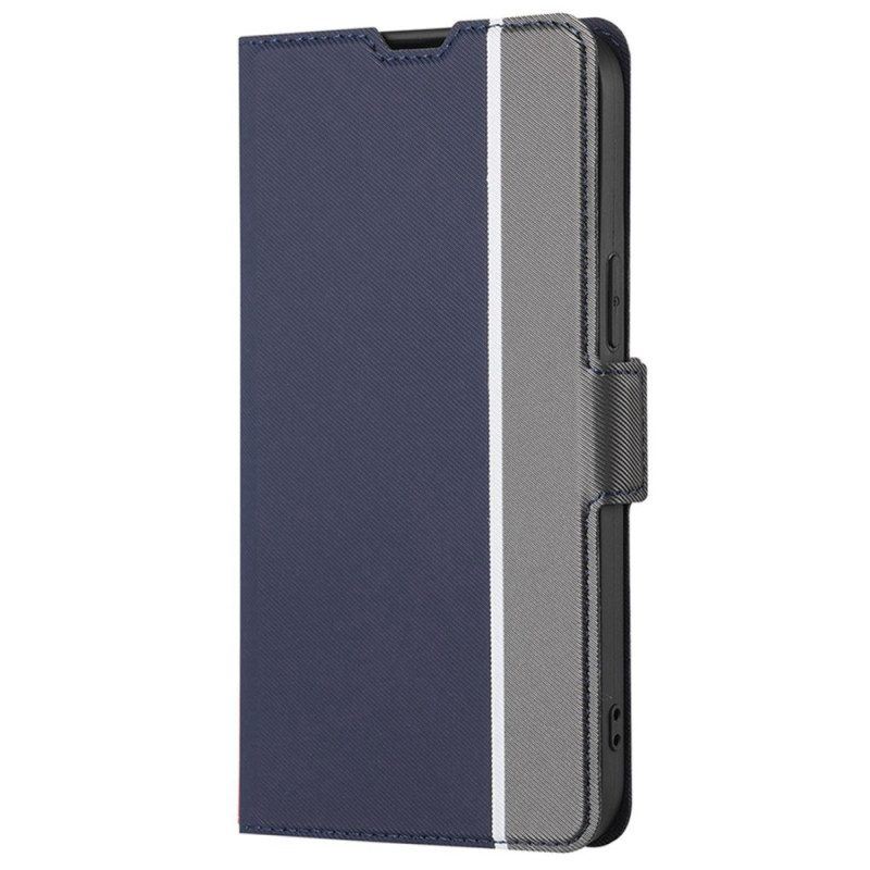 Flip Case Für Xiaomi Redmi Note 12 Pro Feine Bicolor