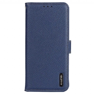 Flip Case Für Xiaomi Redmi Note 12 Pro Khazneh Litschi-leder