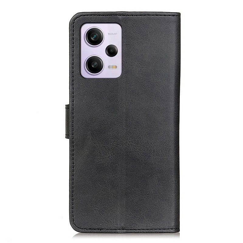 Flip Case Für Xiaomi Redmi Note 12 Pro Mattes Kunstleder