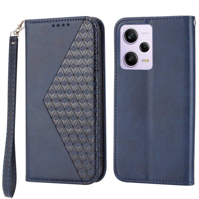 Schutzhülle Für Xiaomi Redmi Note 12 Pro Flip Case Stil Leder 3d-muster