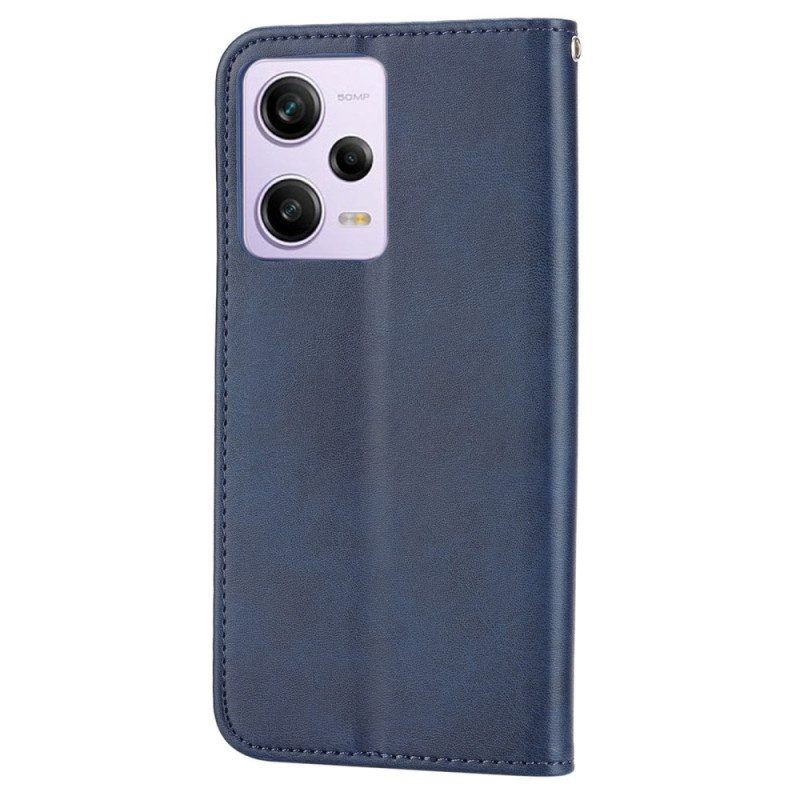 Schutzhülle Für Xiaomi Redmi Note 12 Pro Flip Case Stil Leder 3d-muster