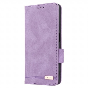 Schutzhülle Für Xiaomi Redmi Note 12 Pro Flip Case Stilvoller Ledereffekt