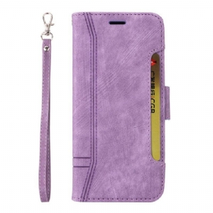 Flip Case Für Samsung Galaxy S23 5G Betopnice Kartenhalter Vorne