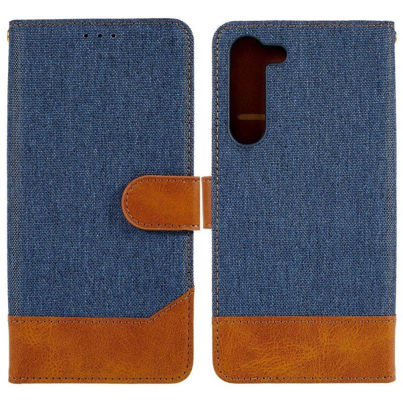 Flip Case Für Samsung Galaxy S23 5G Jeans