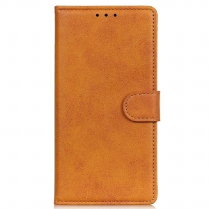 Flip Case Für Samsung Galaxy S23 5G Mattes Kunstleder