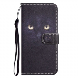 Flip Case Für Samsung Galaxy S23 5G Mit Kordel Tanga Katze