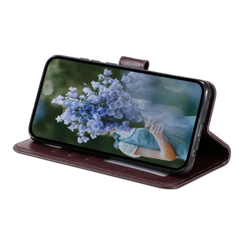 Flip Case Für Samsung Galaxy S23 5G Sonnenmandala