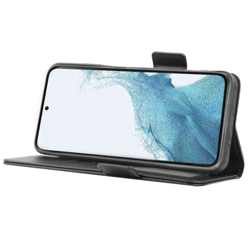 Flip Case Für Samsung Galaxy S23 5G Ultradünner Doppelverschluss