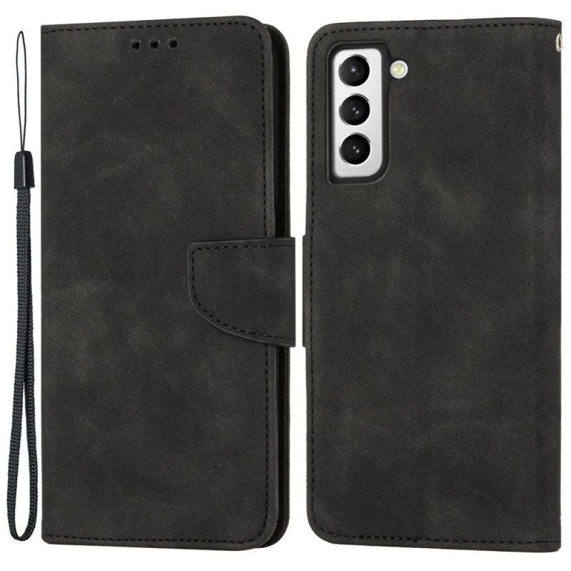 Flip Case Für Samsung Galaxy S23 5G Vintage-lederstil