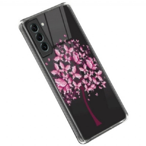 Hülle Für Samsung Galaxy S23 5G Nahtloser Rosa Baum