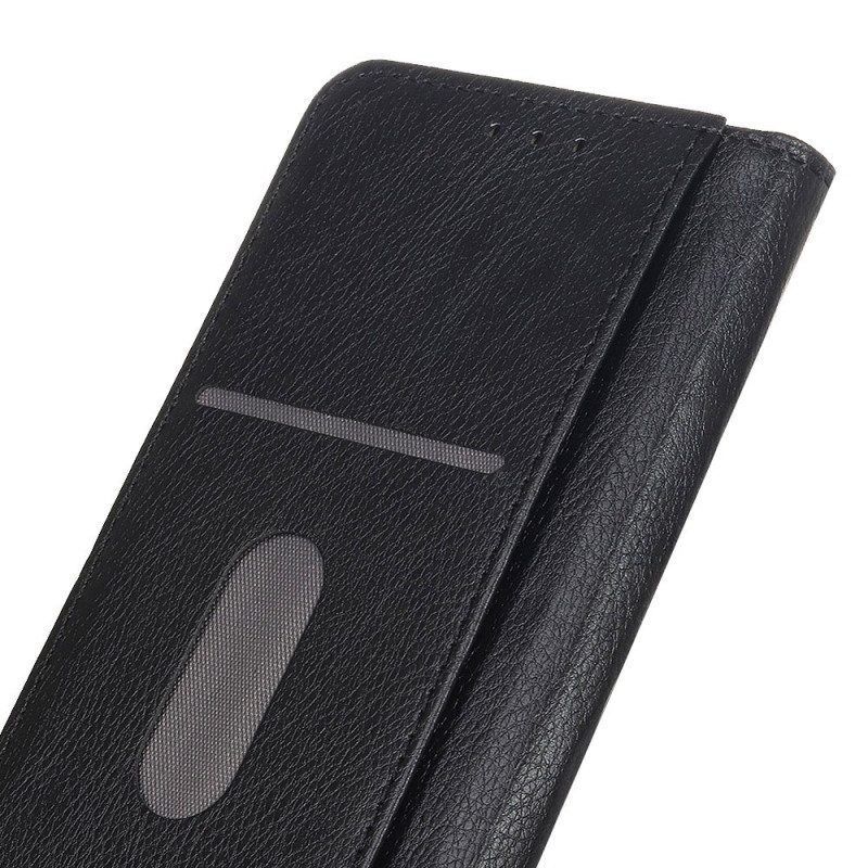 Schutzhülle Für Samsung Galaxy S23 5G Flip Case Litschi-spaltleder