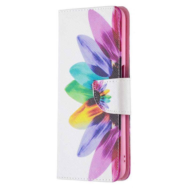 Flip Case Für Oppo A16 / A16s Aquarellblume