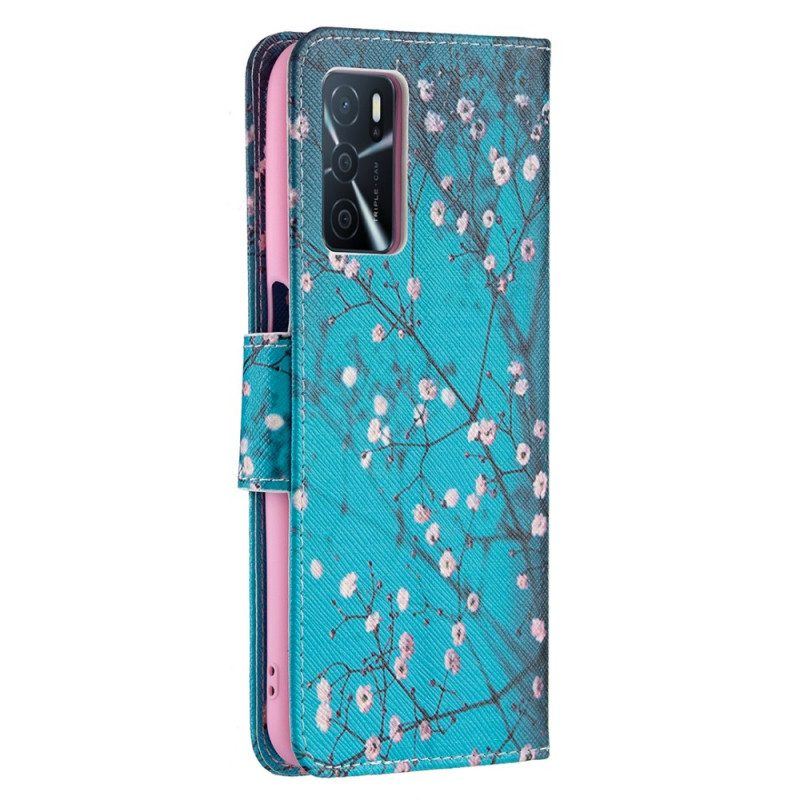 Flip Case Für Oppo A16 / A16s Blühender Baum