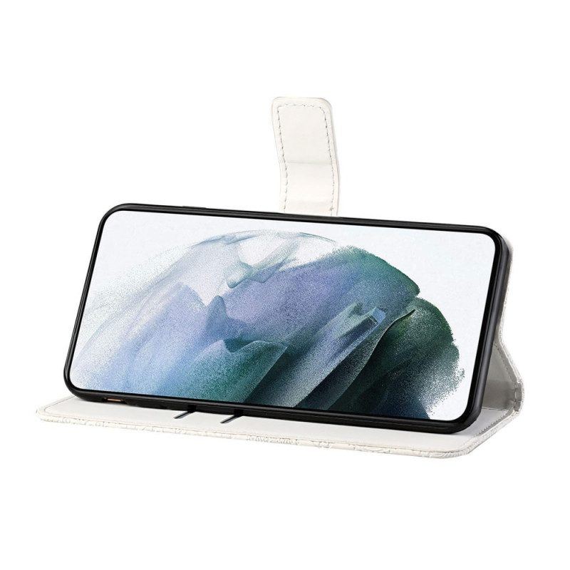 Flip Case Für Oppo A16 / A16s Gobelinmuster