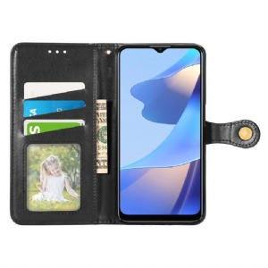 Flip Case Für Oppo A16 / A16s Indila Kartenetui Aus Kunstleder