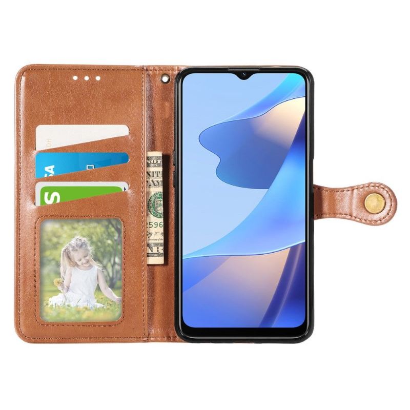 Flip Case Für Oppo A16 / A16s Indila Kartenetui Aus Kunstleder