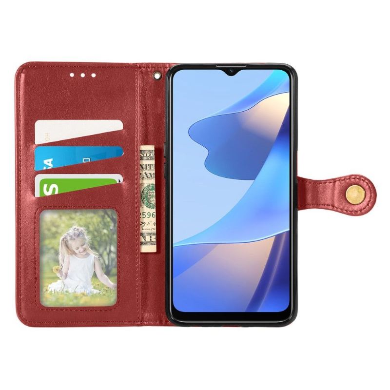 Flip Case Für Oppo A16 / A16s Indila Kartenetui Aus Kunstleder