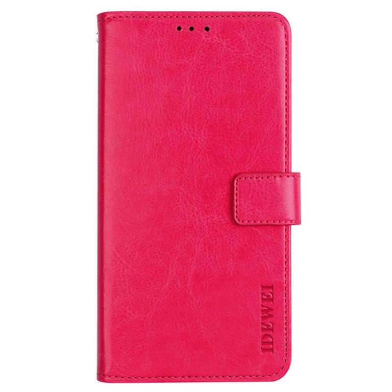 Lederhüllen Für Oppo A16 / A16s Flip Case Idewei Folio Lederoptik