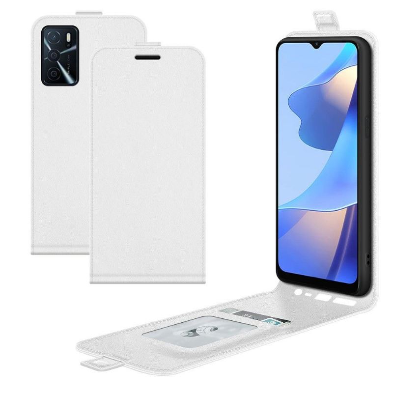 Lederhüllen Für Oppo A16 / A16s Flip Case Vertikales Kunstleder