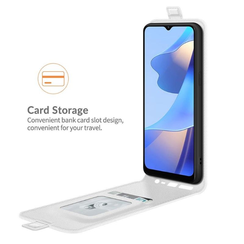 Lederhüllen Für Oppo A16 / A16s Flip Case Vertikales Kunstleder