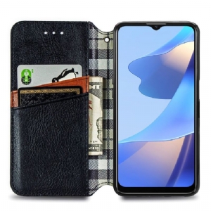 Lederhüllen Für Oppo A16 / A16s Kartenhalter Im Kub-design